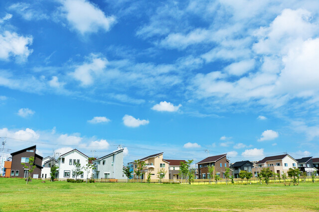 青空の住宅街